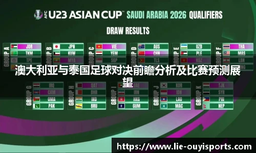 澳大利亚与泰国足球对决前瞻分析及比赛预测展望